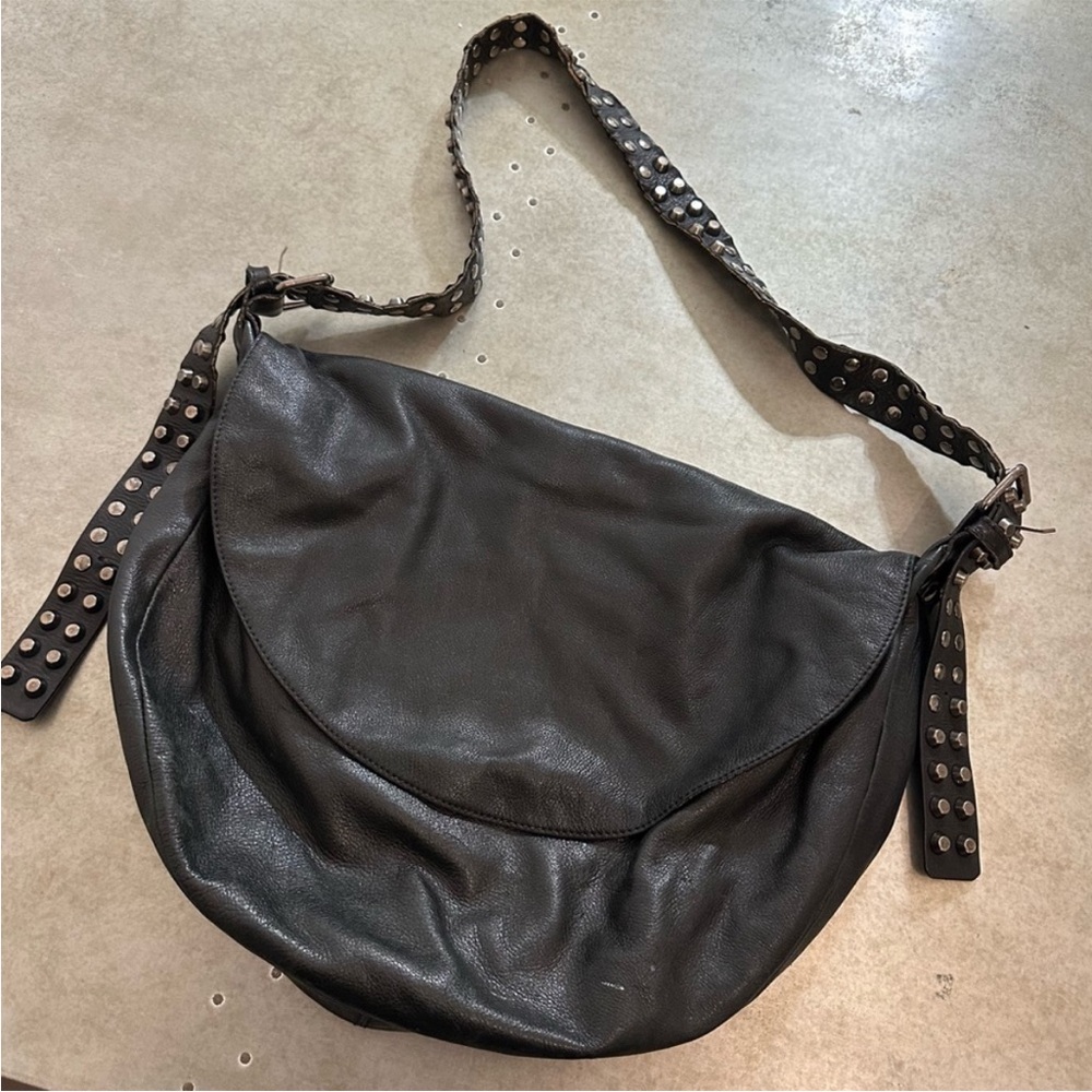 GIANNI cross body leather bag
